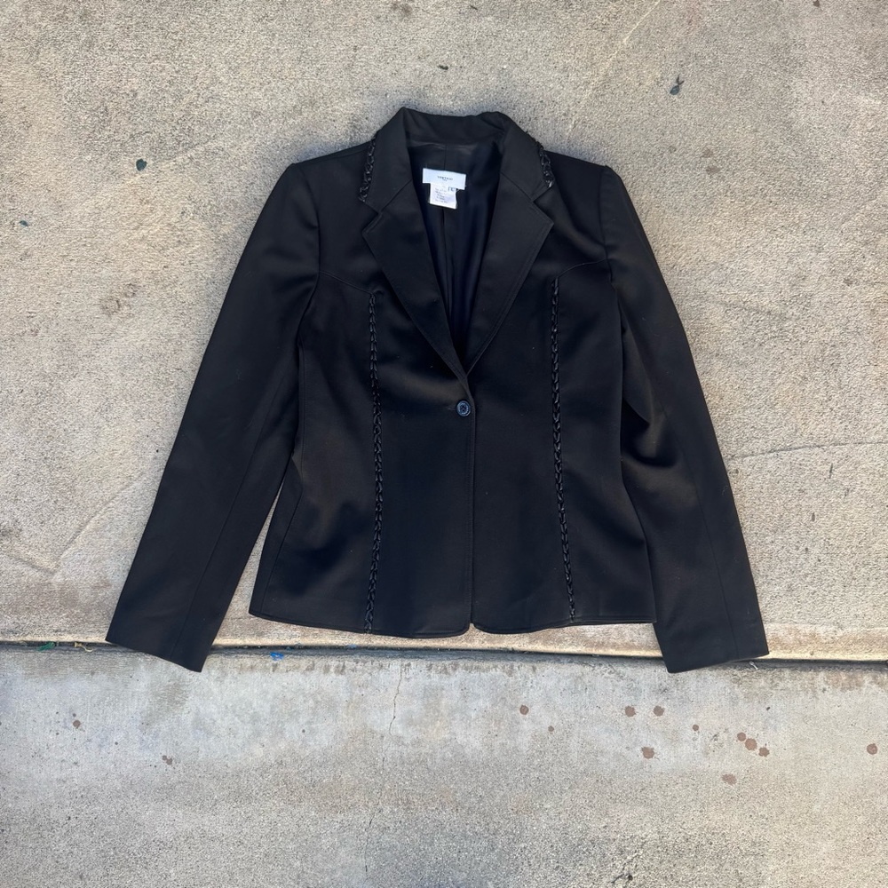 Vertigo Black Blazer Size Large - Picture 2 of 6